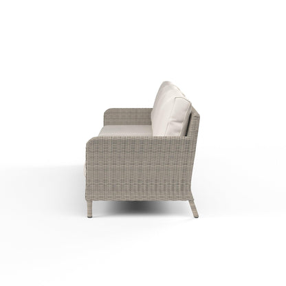 Manhattan Sofa in Linen Canvas w/ Self Welt