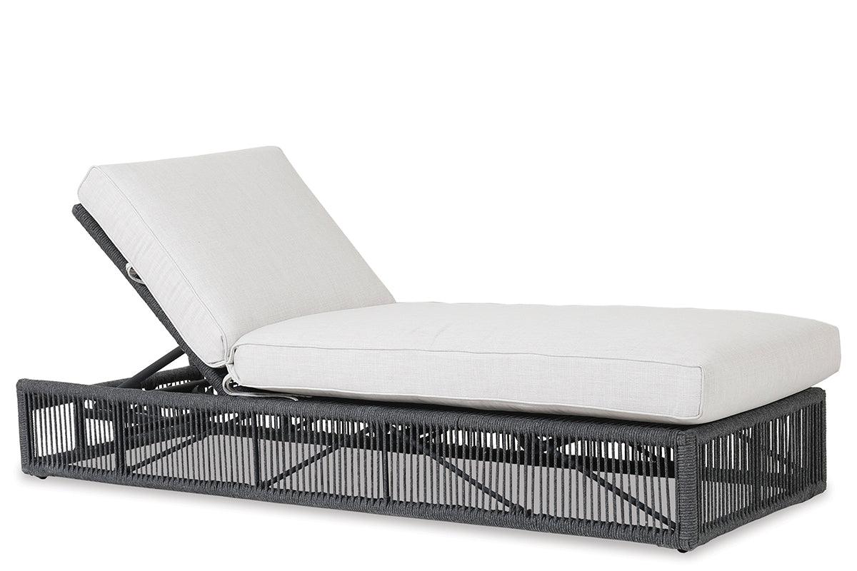 Milano Adjustable Chaise in Echo Ash w/ Self Welt