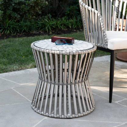 Melilani Round Outdoor Side Table