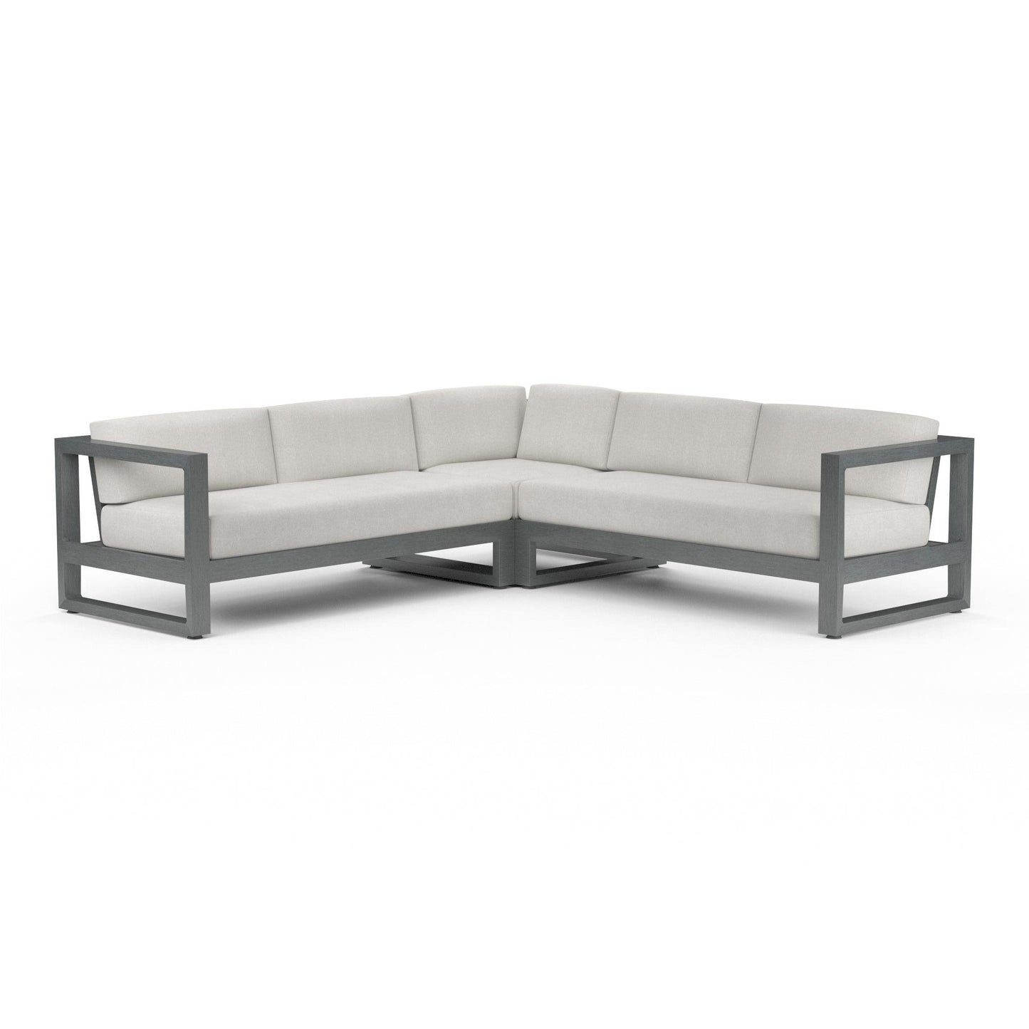 Redondo Sectional in Cast Silver, No Welt