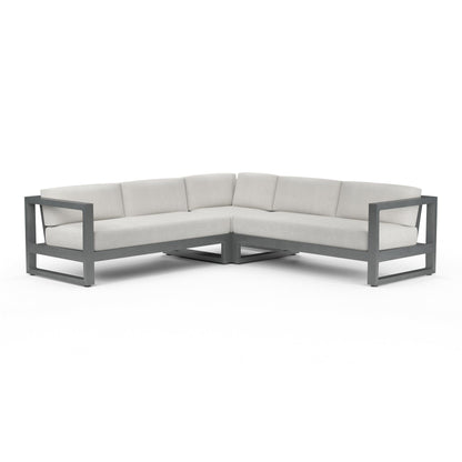 Redondo Sectional in Cast Silver, No Welt