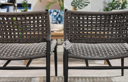 Grigio Cushionless Accent Chair