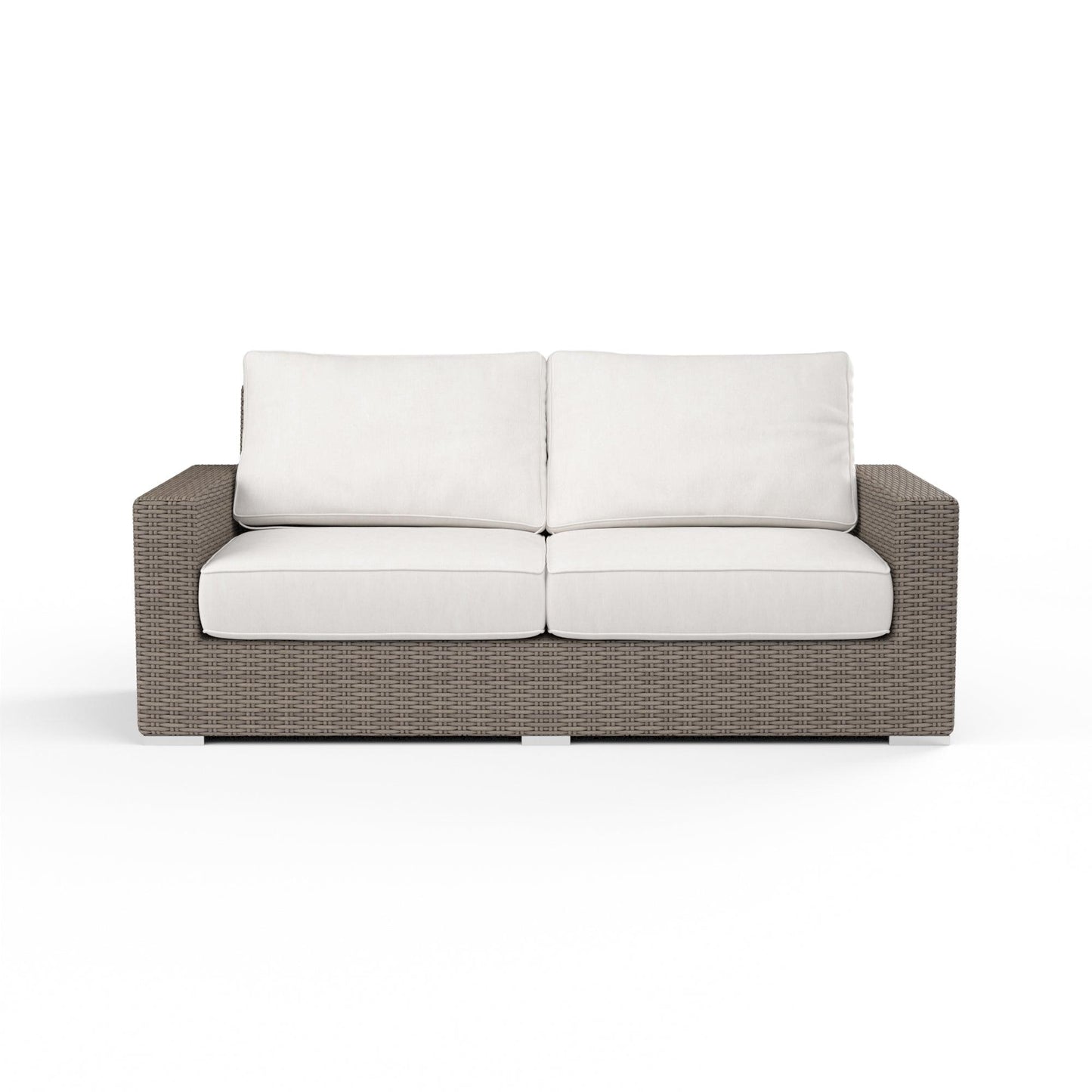 Coronado Loveseat in Canvas Flax w/ Self Welt