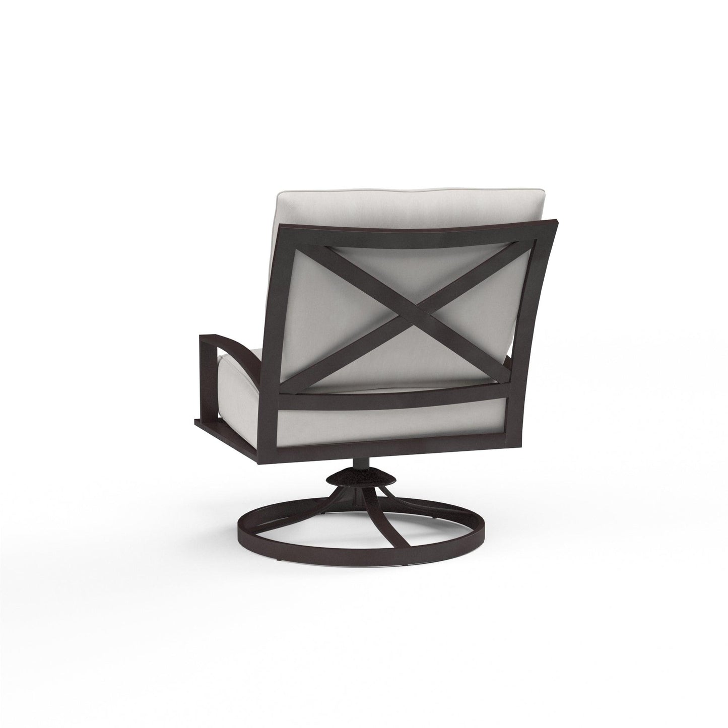 La Jolla Club Swivel in Canvas Flax w/ Self Welt