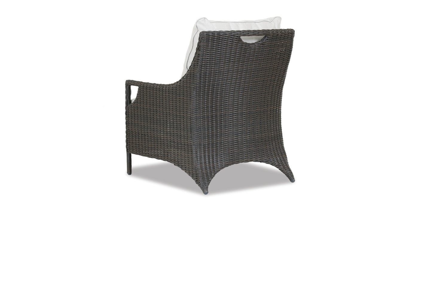 Lagos Club Chair in Cast Silver, No Welt