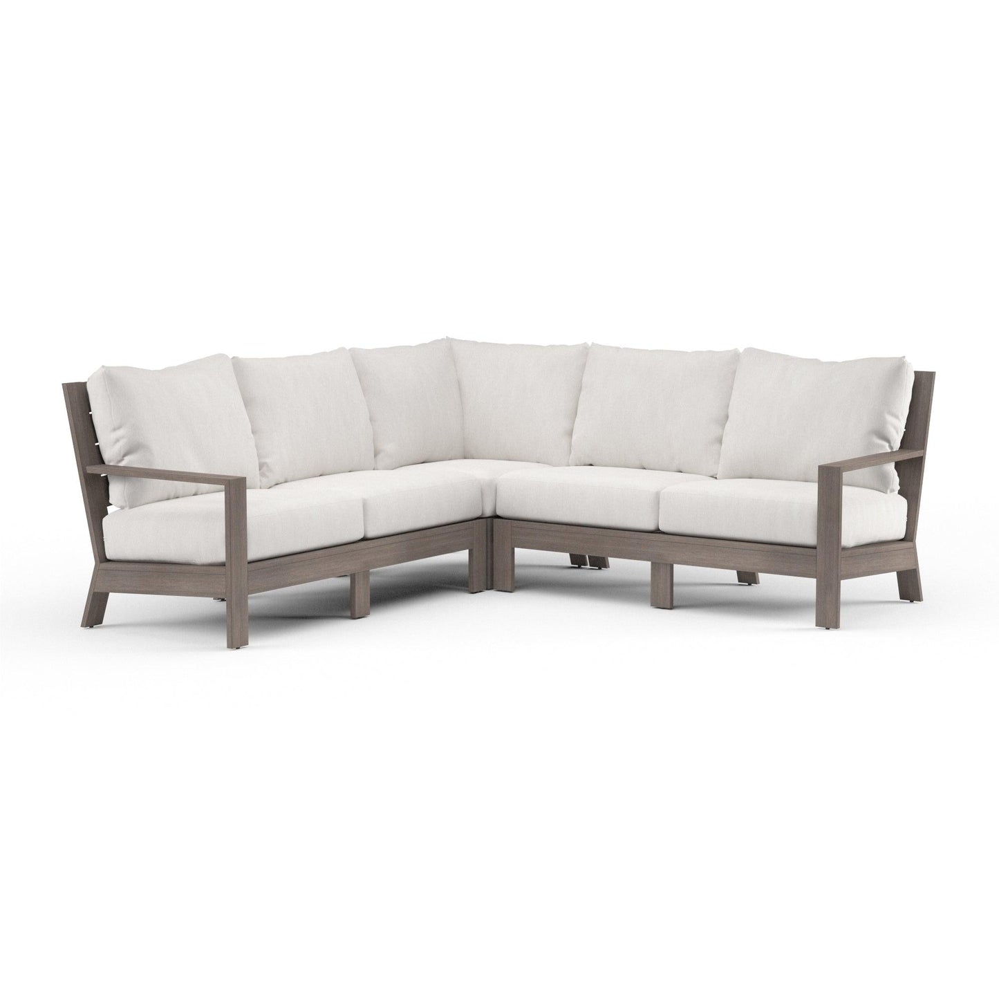 Laguna Sectional in Canvas Flax, No Welt