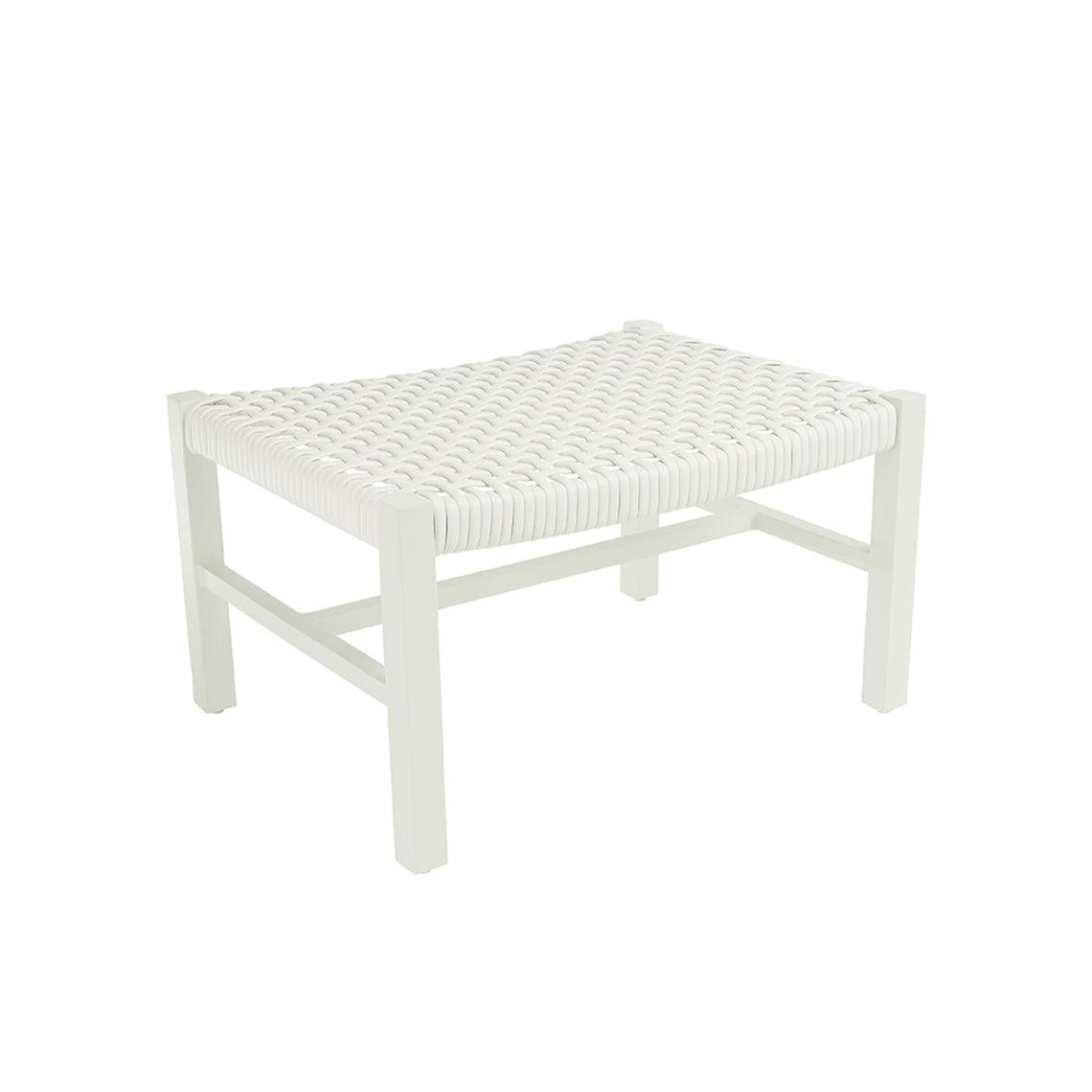 Catherine Club Ottoman Aluminum