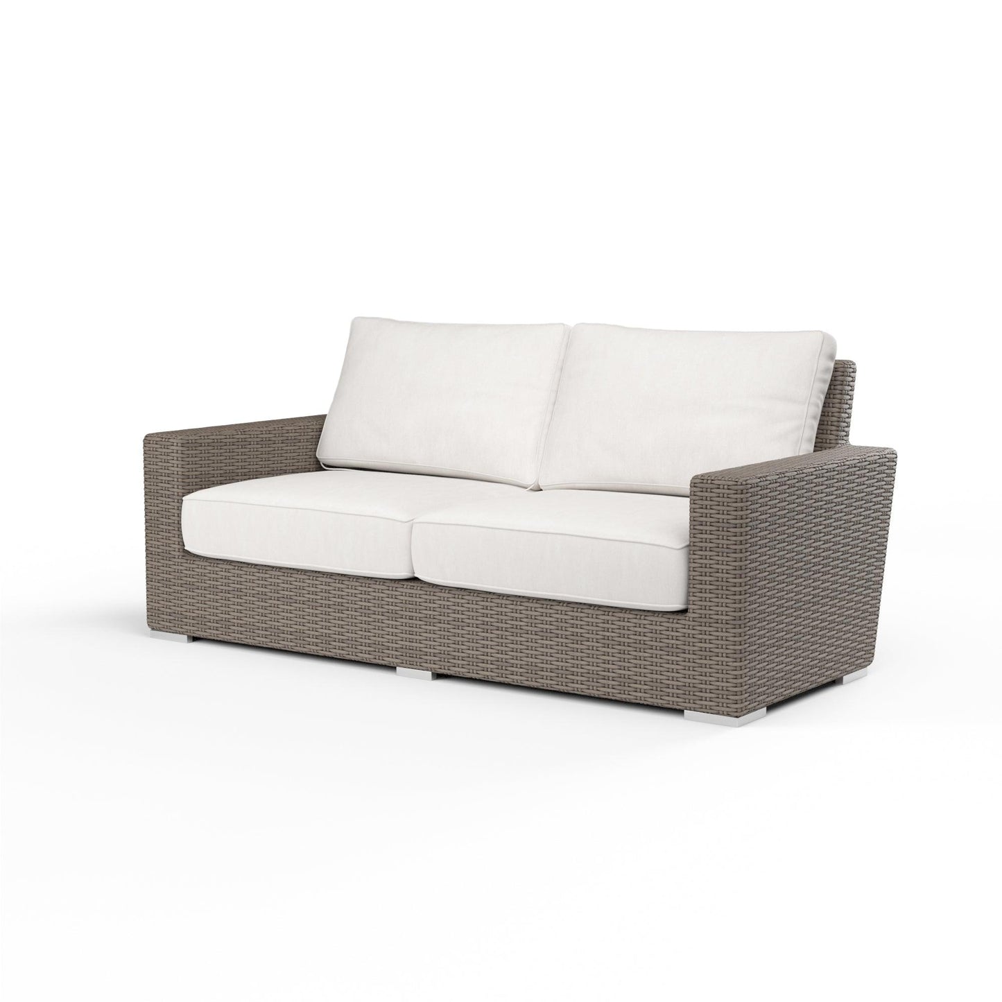 Coronado Loveseat in Canvas Flax w/ Self Welt