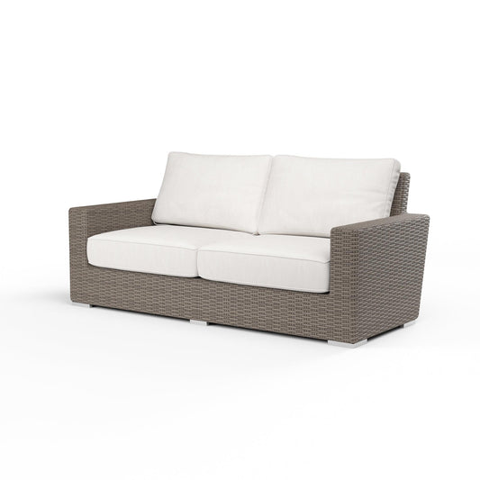 Coronado Loveseat in Canvas Flax w/ Self Welt