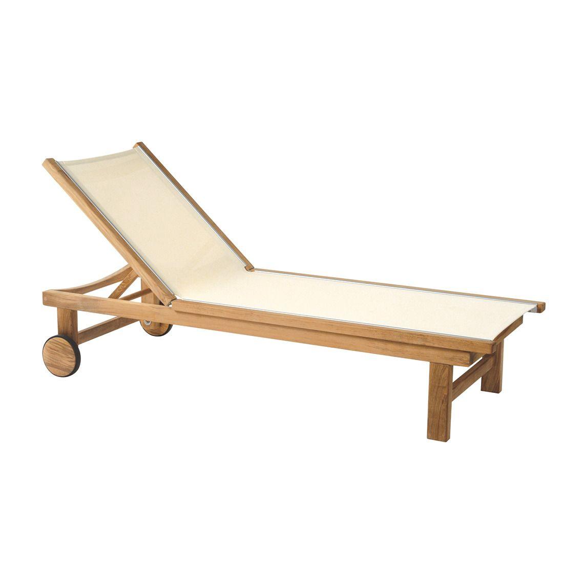 St. Tropez Adj. Chaise Lounge W/Wheels