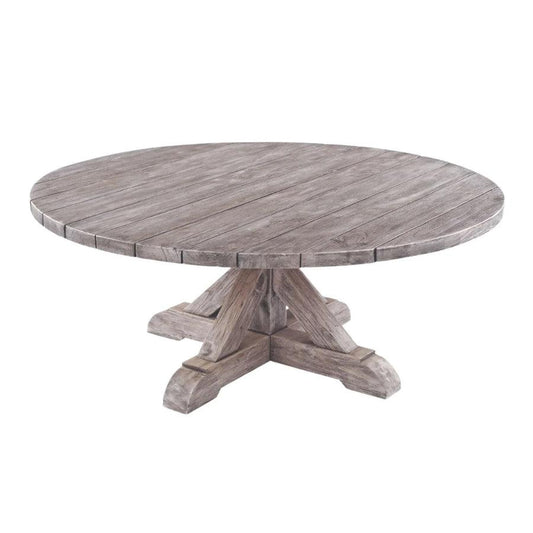 Provence 42 Rd. Coffee Table - Distressed/Painted