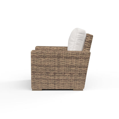 Havana Club Chair in Canvas Flax w/ Self Welt