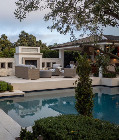 Coronado Swivel Rocker in Canvas Flax w/ Self Welt