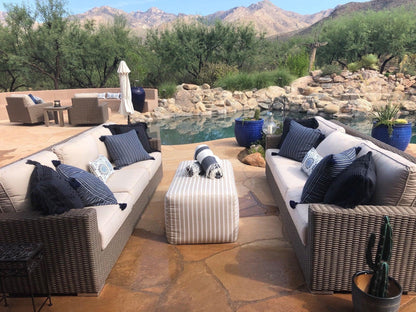 24 x 48 Rectangle Coffee Table/Ottoman in Heritage Granite