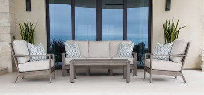 Laguna Club Chair in Canvas Flax, No Welt