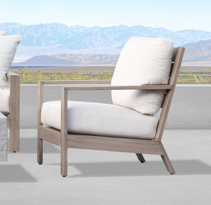 Laguna Club Chair in Canvas Flax, No Welt