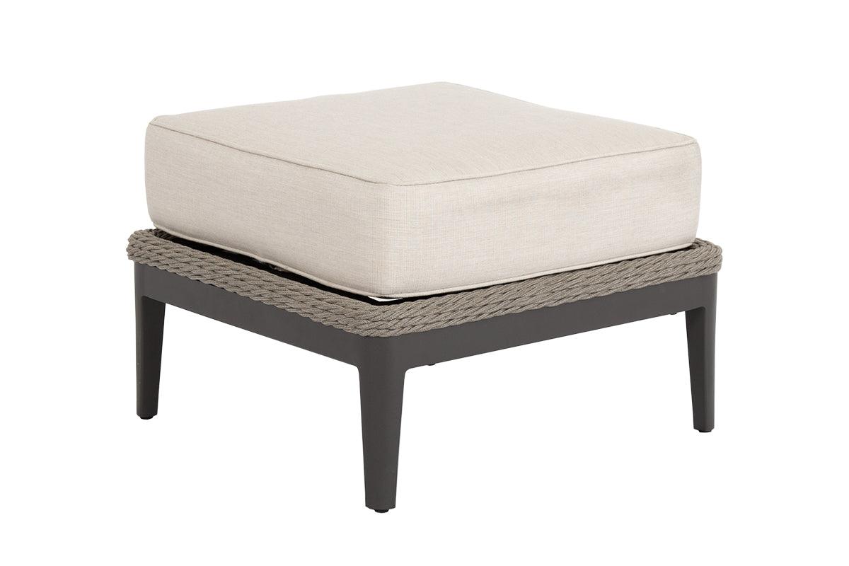Marbella Ottoman in Echo Ash w/ Self Welt