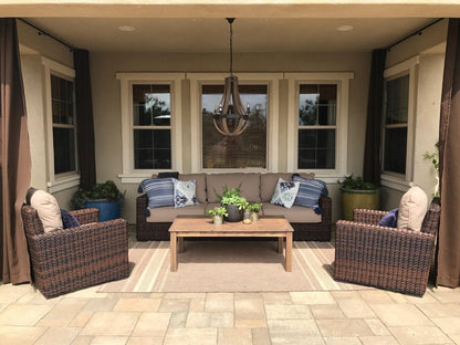 Coastal Teak Rectangular Coffee Table