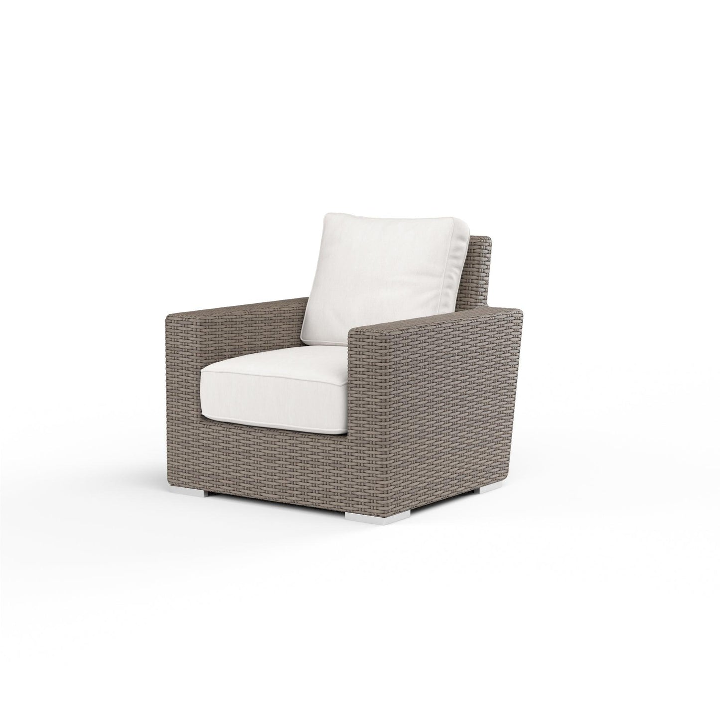 Coronado Club Chair in Canvas Flax w/ Self Welt