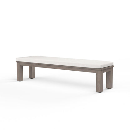 Laguna Dining Bench in Canvas Flax, No Welt