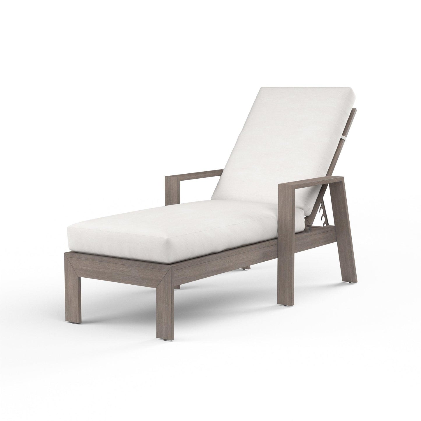 Laguna Chaise Lounge in Canvas Flax, No Welt