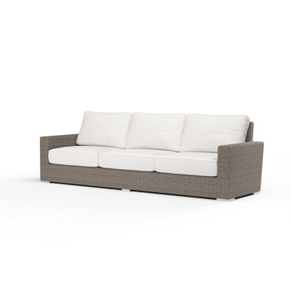 Coronado Sofa in Canvas Flax w/ Self Welt
