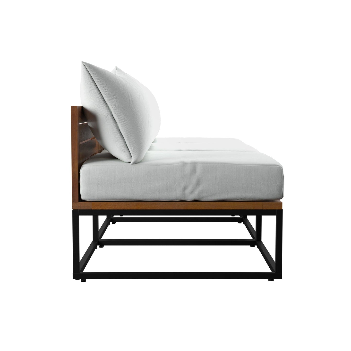 Taradale Outdoor Coffee Table and Modular Sofa Set – 2pc