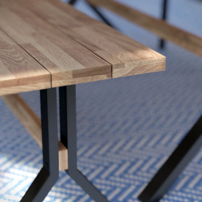 Standlake Slatted Outdoor Bench