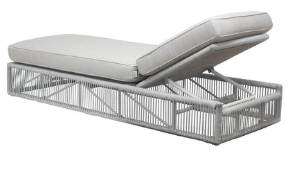 Miami Adjustable Chaise in Echo Ash w/ Self Welt