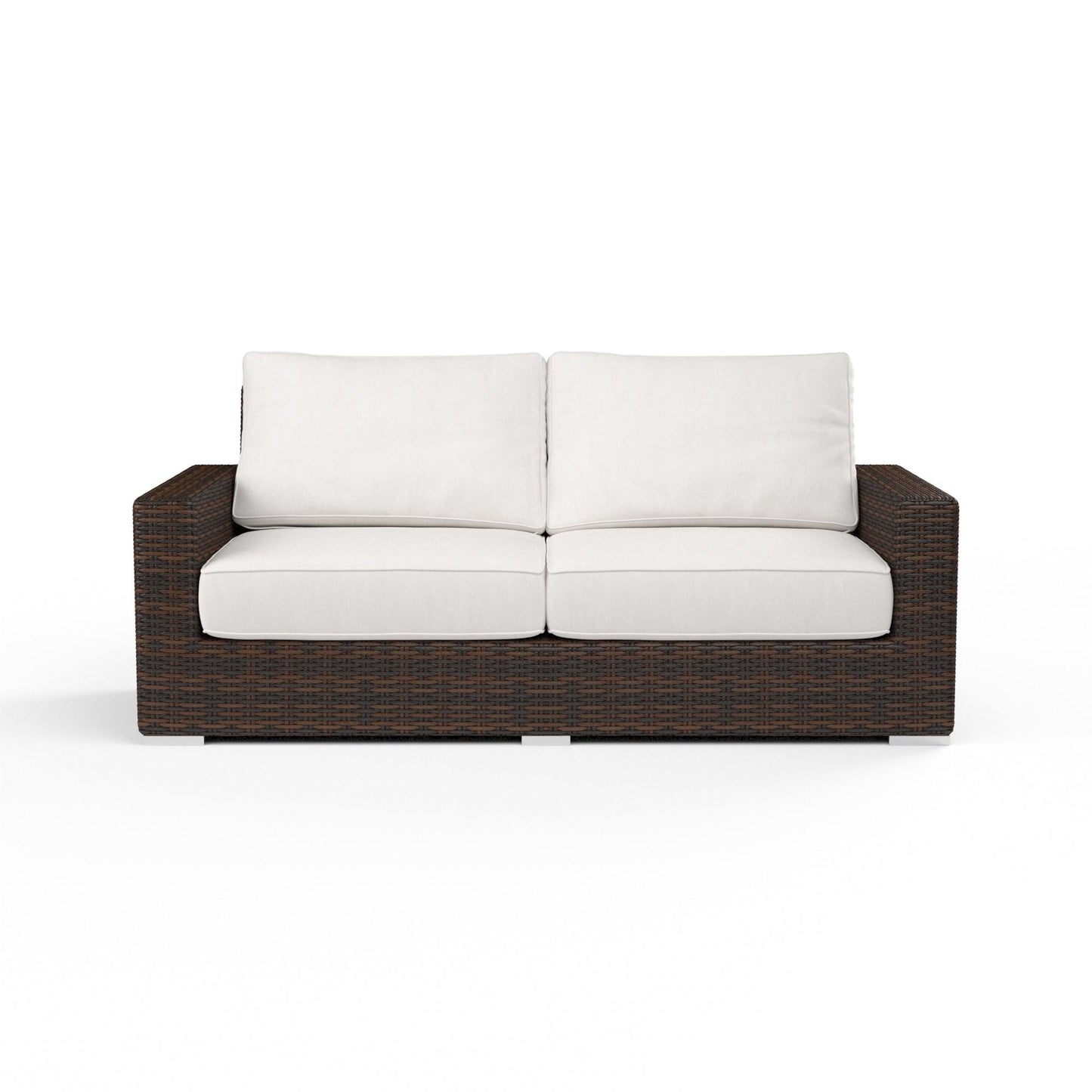 Montecito Loveseat in Canvas Flax w/ Self Welt