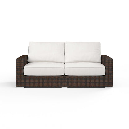 Montecito Loveseat in Canvas Flax w/ Self Welt
