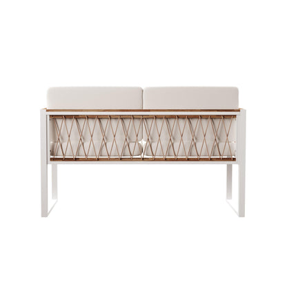 Wallmond Cushioned Outdoor Loveseat/Settee