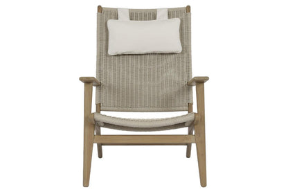Coastal Teak Cushionless Highback Chair