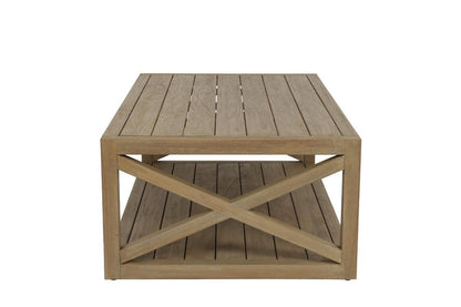 Coastal Teak X Coffee Table