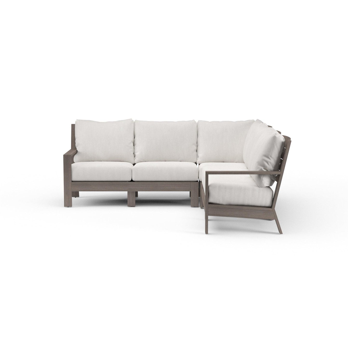 Laguna Sectional in Canvas Flax, No Welt