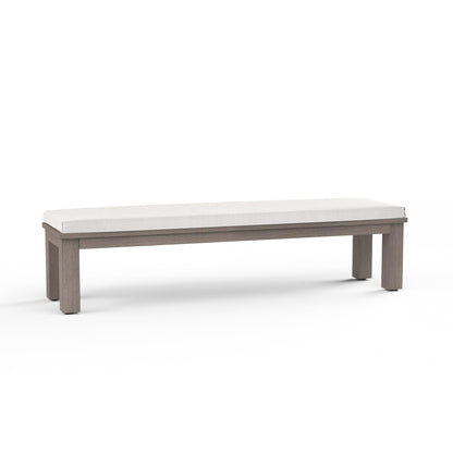 Laguna Dining Bench in Canvas Flax, No Welt
