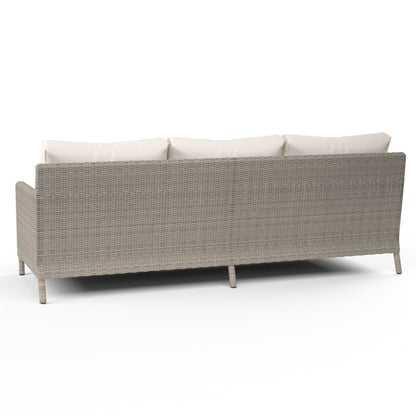 Manhattan Sofa in Linen Canvas w/ Self Welt