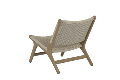 Coastal Teak Cushionless Accent Chair