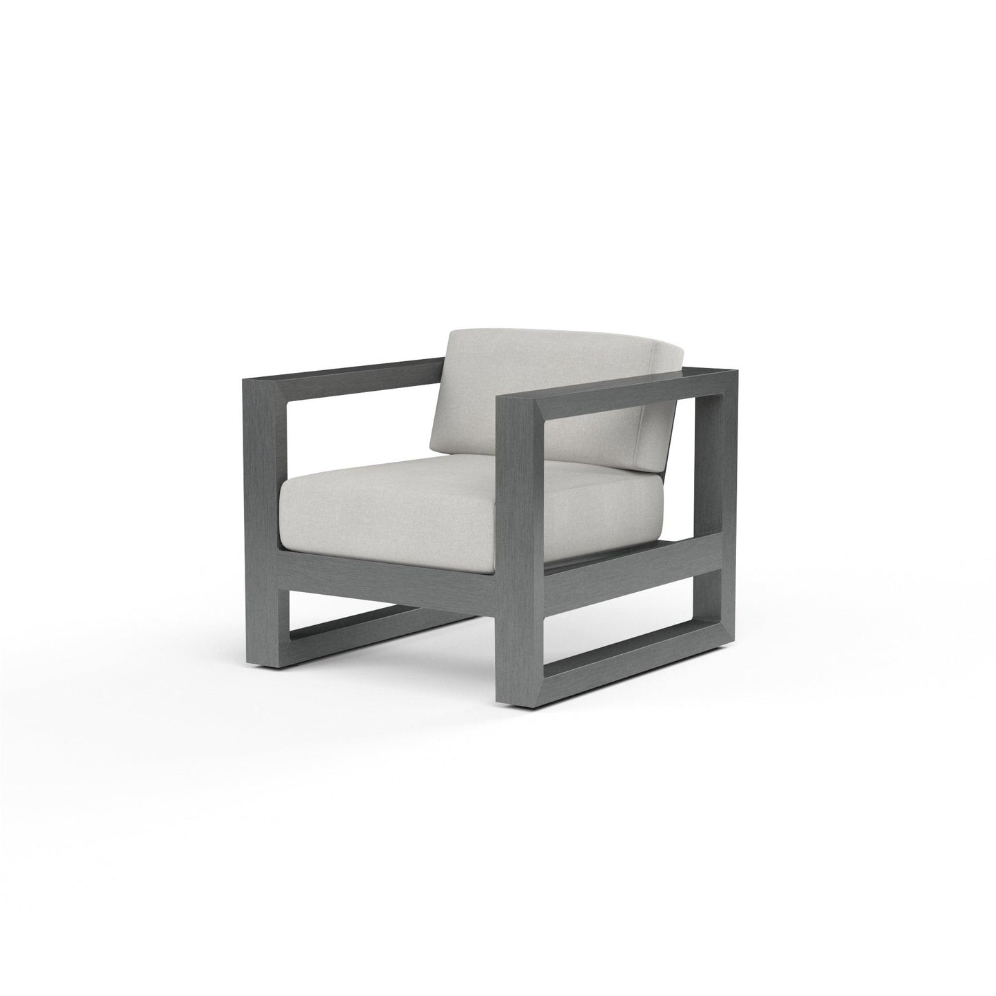 Redondo Club Chair in Cast Silver, No Welt